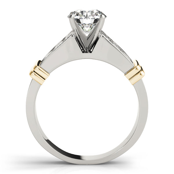 Channel Set Princess Cut Engagement Rings