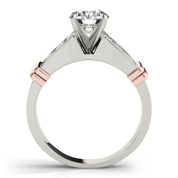 Channel Set Princess Cut Engagement Rings