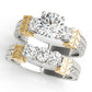 ENGAGEMENT RINGS 3 STONE ROUND