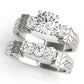 ENGAGEMENT RINGS 3 STONE ROUND