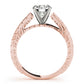 Vintage Filigree Solitaire Engagement Ring