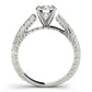 Vintage Filigree Solitaire Engagement Ring