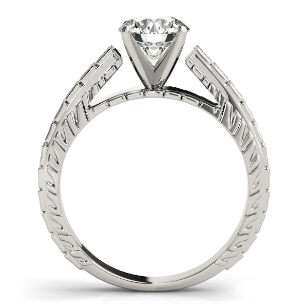 Vintage Filigree Solitaire Engagement Ring