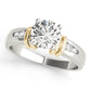 Channel Set Single Row Engagement Ring