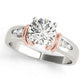 Channel Set Single Row Engagement Ring