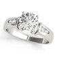 Channel Set Single Row Engagement Ring