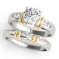 Channel Set Single Row Engagement Ring