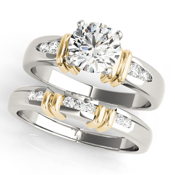 Channel Set Single Row Engagement Ring