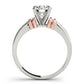 Channel Set Single Row Engagement Ring