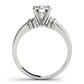 Channel Set Single Row Engagement Ring