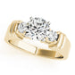 3-Stone Round Engagement Rings