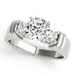 3-Stone Round Engagement Rings