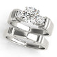 3-Stone Round Engagement Rings