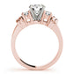 3-Stone Round Engagement Rings