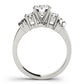 3-Stone Round Engagement Rings