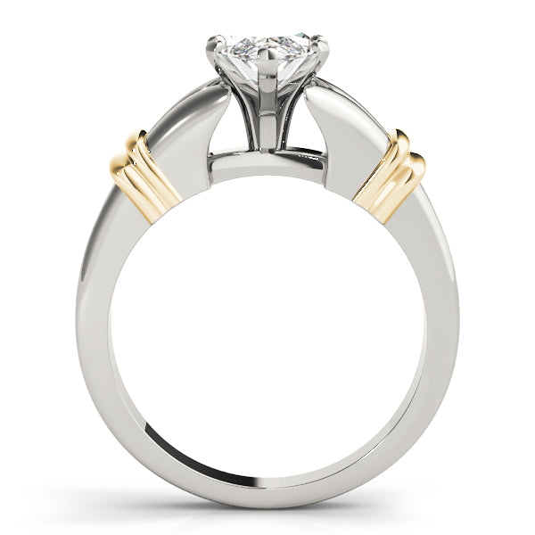 Solitaire Peghead Engagement Ring