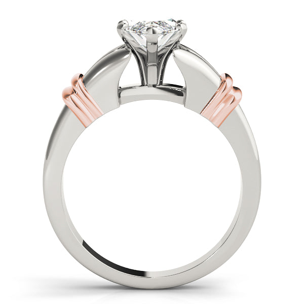 Solitaire Peghead Engagement Ring