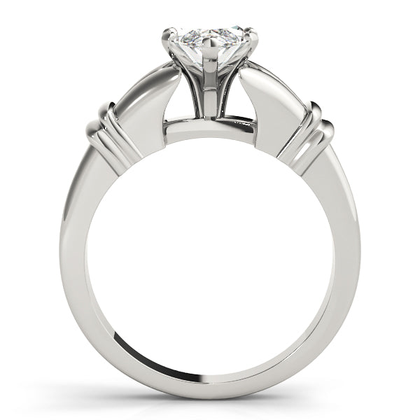Solitaire Peghead Engagement Ring