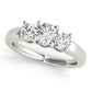 3-Stone Round Engagement Ring