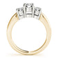 3-Stone Round Engagement Ring