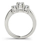 3-Stone Round Engagement Ring
