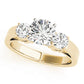 3-Stone Round Engagement Ring