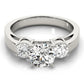 3-Stone Round Engagement Ring