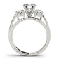 3-Stone Round Engagement Ring