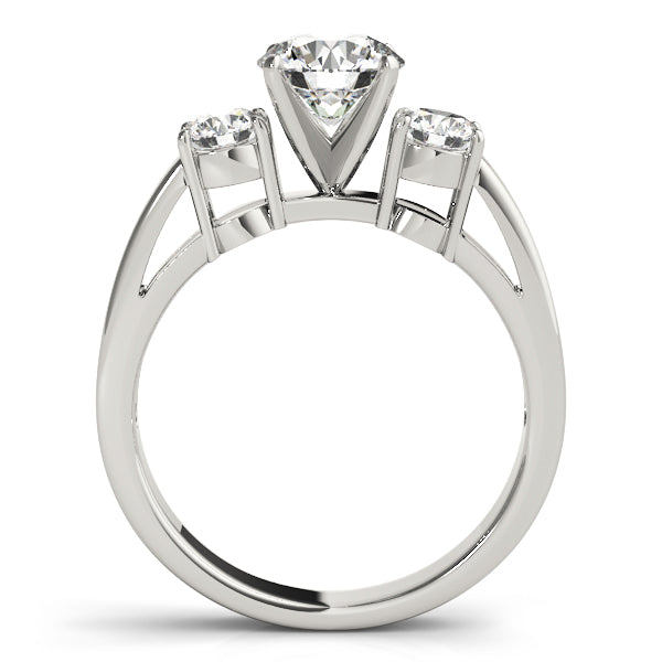 3-Stone Round Engagement Ring