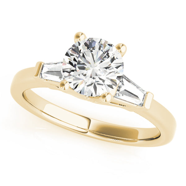 3-Stone Baguette Engagement Ring