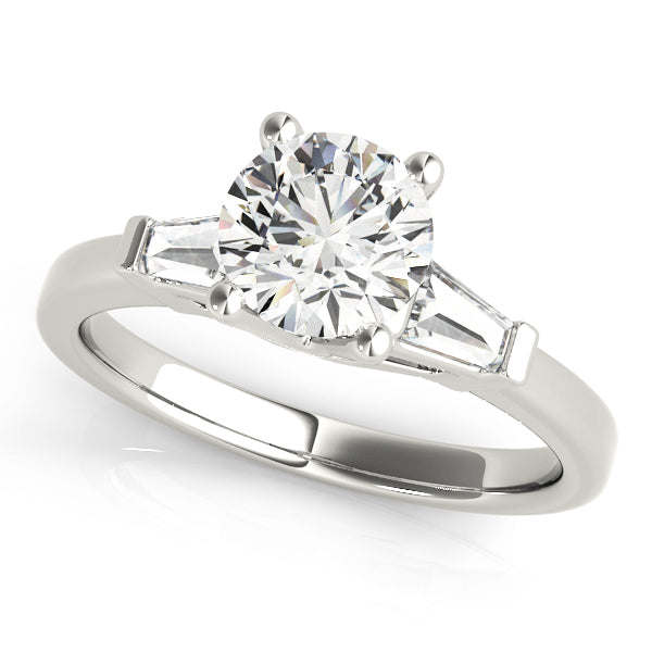 3-Stone Baguette Engagement Ring