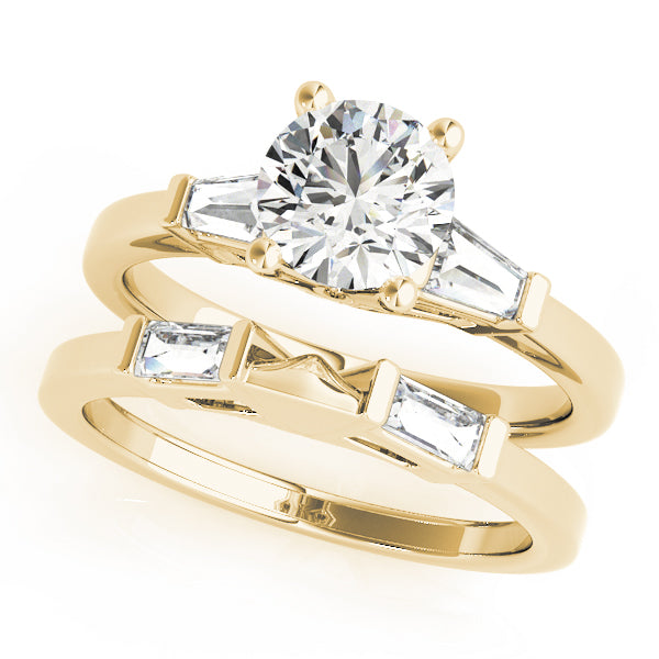 3-Stone Baguette Engagement Ring