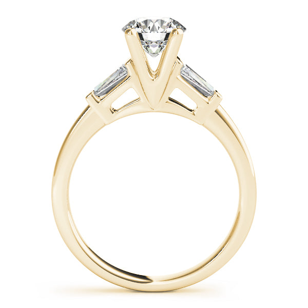 3-Stone Baguette Engagement Ring