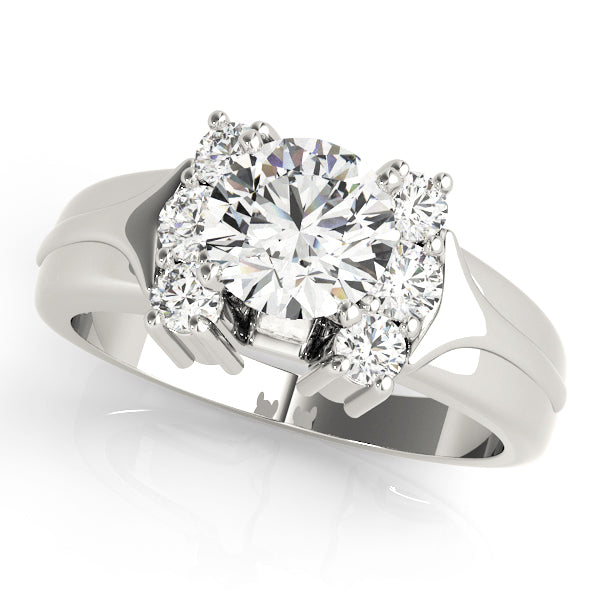 ENGAGEMENT RINGS CLUSTER SIDES