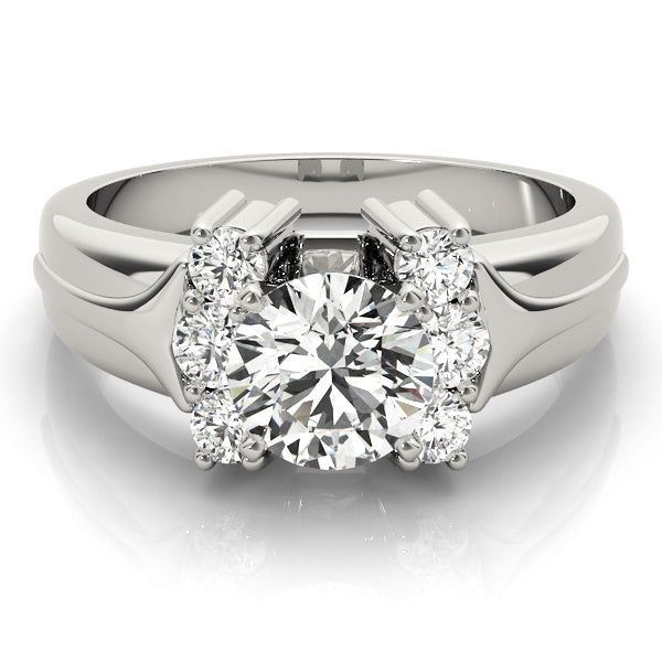ENGAGEMENT RINGS CLUSTER SIDES