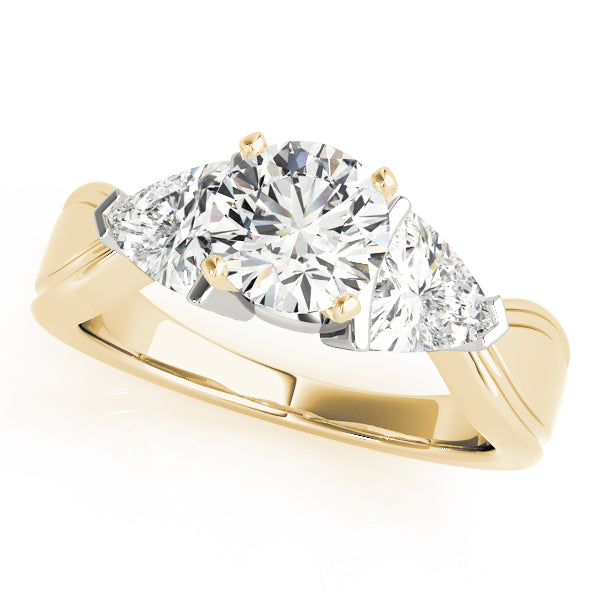 ENGAGEMENT RINGS 3 STONE TRILLION