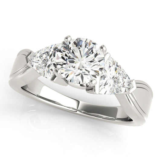 ENGAGEMENT RINGS 3 STONE TRILLION