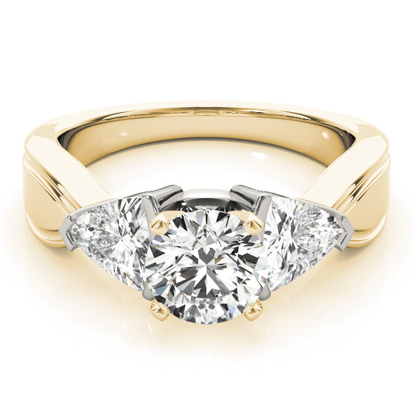 ENGAGEMENT RINGS 3 STONE TRILLION
