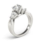 ENGAGEMENT RINGS 3 STONE TRILLION