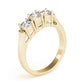 3-Stone Prong Set Wedding Bands