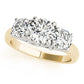 3-Stone Trellis Engagement Ring