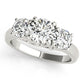 3-Stone Trellis Engagement Ring