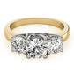 3-Stone Trellis Engagement Ring