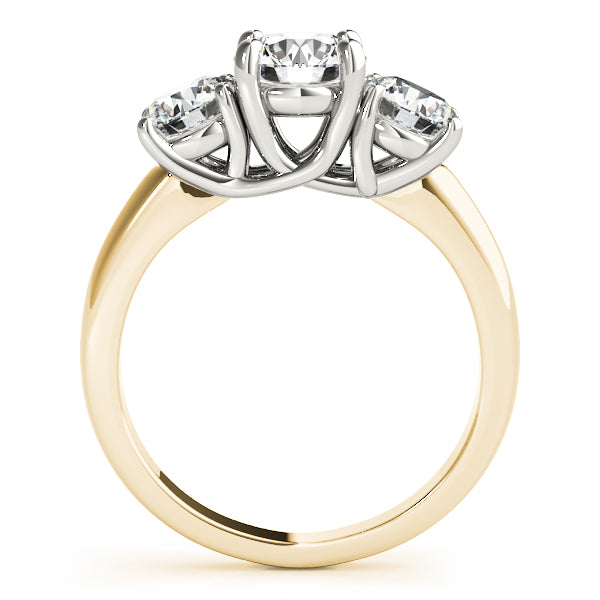 3-Stone Trellis Engagement Ring