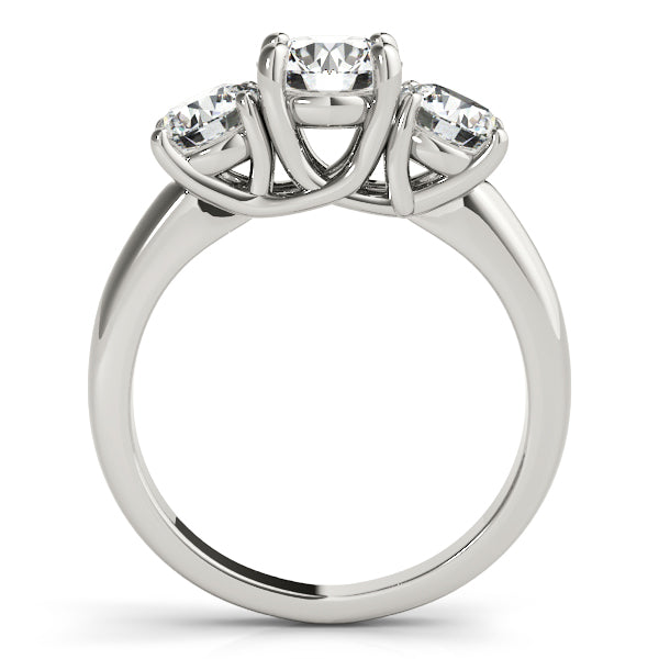 3-Stone Trellis Engagement Ring