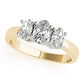 3-Stone Accented Oval Shape Engagement Rings