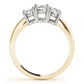 3-Stone Accented Oval Shape Engagement Rings