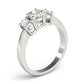 3-Stone Accented Oval Shape Engagement Rings