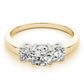 ENGAGEMENT RINGS 3 STONE ROUND