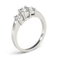 ENGAGEMENT RINGS 3 STONE ROUND